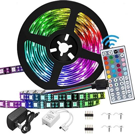 Led Strip Lights Waterproof 164ft 5m Flexible Color Changing Rgb
