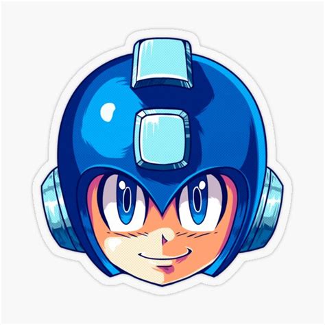 Mega Man Sticker For Sale By Jhonyknight Redbubble