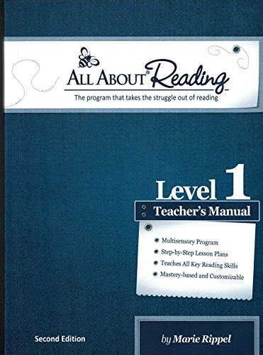 All About Reading Level 1 Teachers Manual 2nd Edition By Marie Rippel