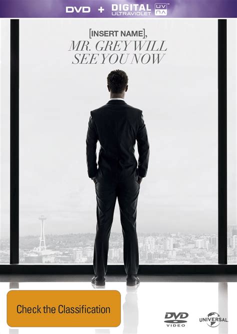 Fifty Shades Of Grey Unseen Edition Personalised Cover Drama Dvd