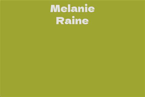 Melanie Raine Telegraph