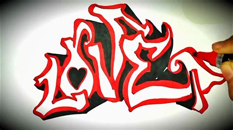 Love Calligraphy Graffiti Draw Word Love How To Write Love In