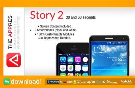 You found 982 mobile app promo after effects templates from $8. APP PROMO - STORY 2 VIDEOHIVE TEMPLATE (DIRECT DOWNLOAD ...
