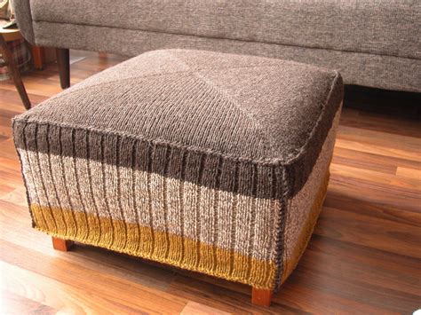 ottoman slipcover pattern home furniture design