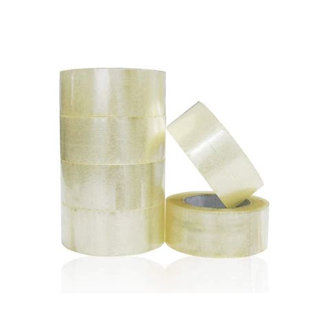 Clear Packing Tape 2 Inch X 100 Yards Per Roll 6 Pack The Tape