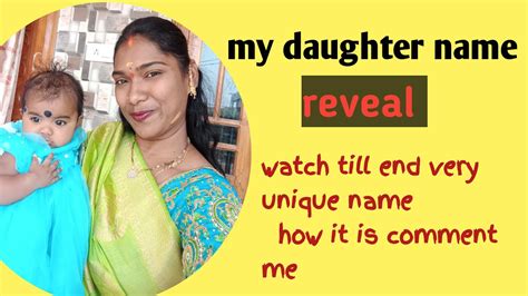 My Daughter Name Revealllunique Namellnimmu Nishu Vlog Youtube