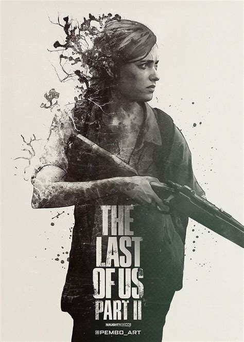 The Last Of Us Game Art Full Page Minimalist Poster Home Etsy