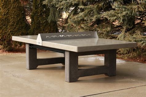 Concrete Ping Pongtennis Table Outdoor Fun Doty Concrete