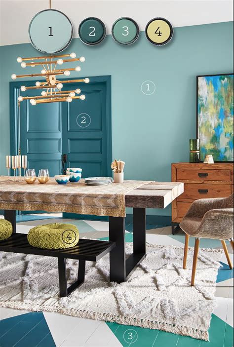 No Fail Color Combos To Make Any Space A Work Of Art Teal Accent