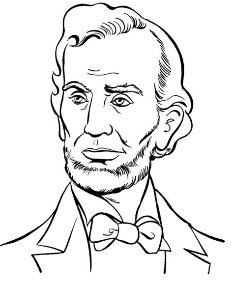 Use crayola® crayons, colored pencils, or markers to color the picture of former president abraham lincoln. Pin by Pornthipa Phasiri on Coloring Page ... | Pinterest