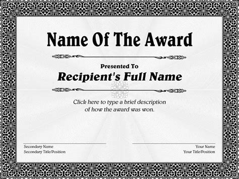 99 Free Printable Certificate Template Examples In Pdf Word Ai