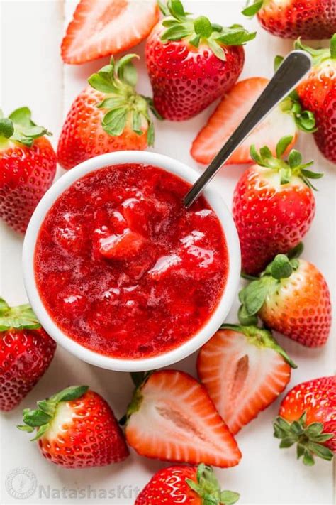 Strawberry Sauce Recipe Strawberry Topping