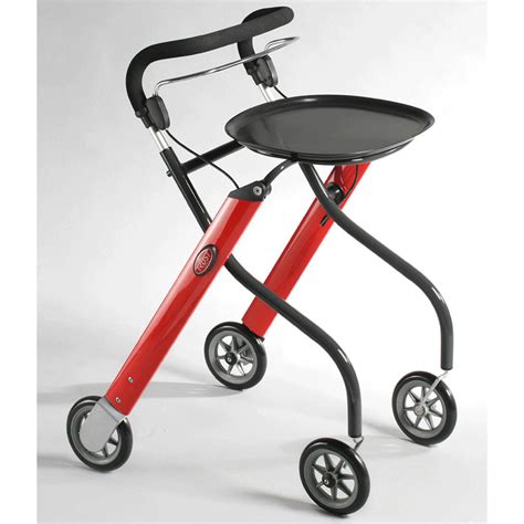 Schicker rollwagen und rollator für die wohnung. Let´s Go Rollator Edition rot/grau der Rollator für die ...