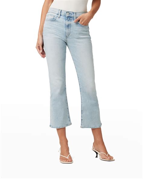Joe S Jeans The Callie Organic Cotton Cropped Bootcut Jeans Neiman Marcus