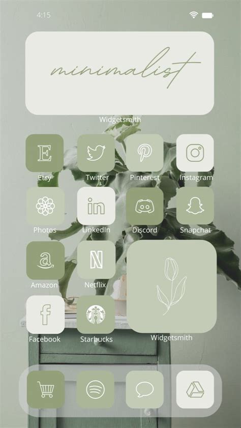 Pin On Ios 16 Sage Aesthetic App Icons Pack