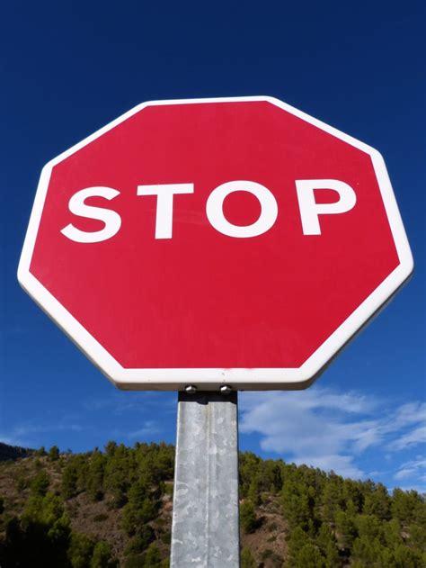 Red And White Stop Sign Free Image Peakpx