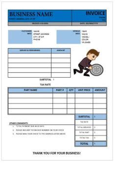You can access all your data via the web browser. 8 Garage Invoice Template ideas | invoice template ...
