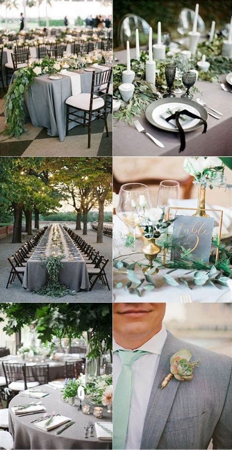 Timeless Grey Wedding Color Palette Ideas To Inspire Weddingfoodideas