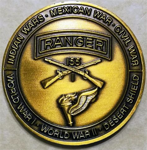 155th Infantry 1st Battalion Rangerpathfinder Army Challenge Coin