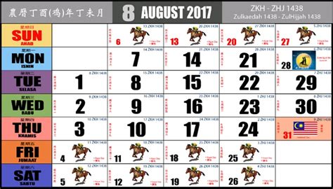 2021 calendar templates for mac pages apple iwork download the free printable monthly 2020 pages calendar template with the us federal holidays. Kalender kuda 2017 | Kalender lengkap cuti Malaysia 2017 ...