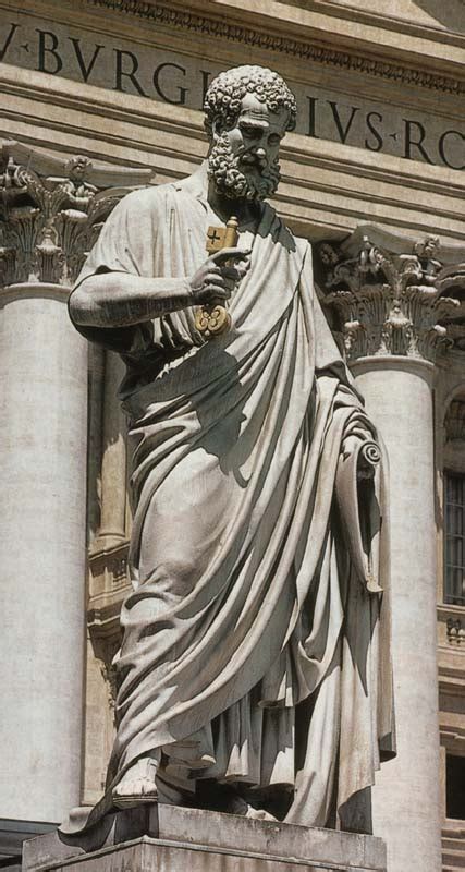 Peter and paul cathedral, one of st. St. Peter's Square - Statue of St. Peter