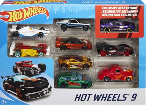 Buy Hot Wheels 9 Car T Pack Styles May Vary Multicolor X6999