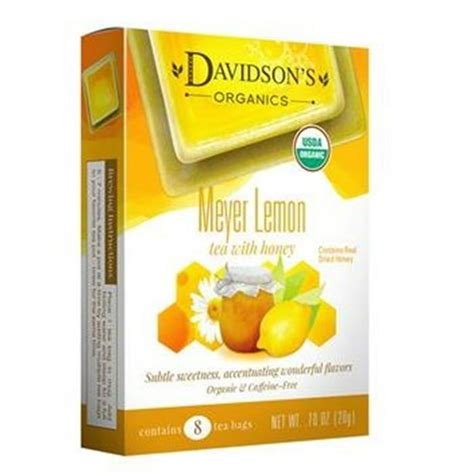 Davidsons Organics Single Serve Meyer Lemon Tea 100 Count