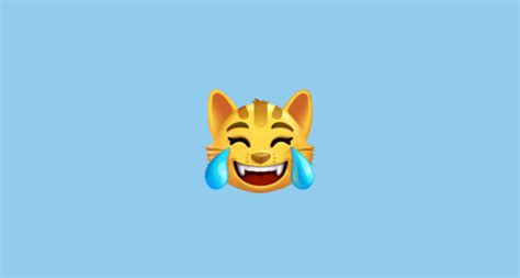 😹 Chat Qui Pleure De Joie Emoji On Twitter Emoji Stickers 131