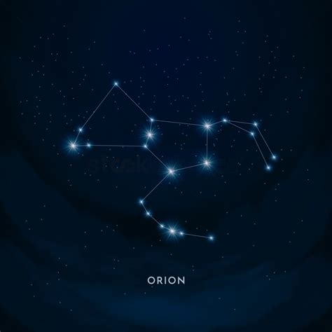 Orion Constellation Clipart Vetorizados 1555396 Stockunlimited