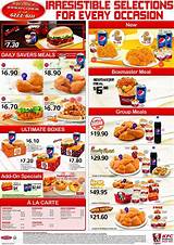 Menu And Prices For Kfc Pictures