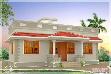 Bhk Low Cost Indian House Design Indian Home Design Free House Decor