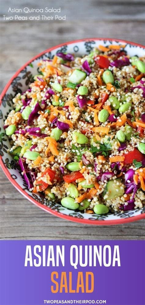 Asian Quinoa Salad Kid Friendly In 2020 With Images