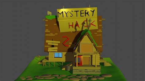 Mystery Shack Free Vr Ar Low Poly 3d Model Cgtrader