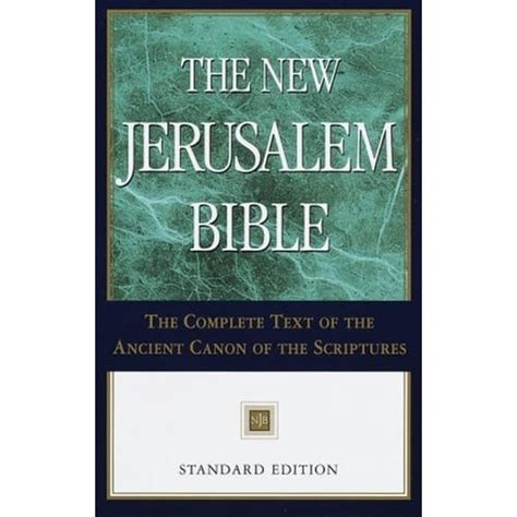 The New Jerusalem Bible Standard Edition The Catholic Company