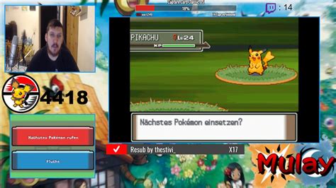 Pok Mon Platin Shiny Pikachu Twitchmitschnitt Youtube