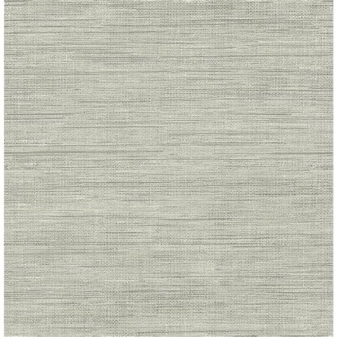 Brewster Island Grey Faux Grasscloth Wallpaper Fd23285 The Home Depot