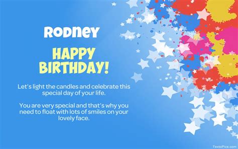 Happy Birthday Rodney Pictures Congratulations