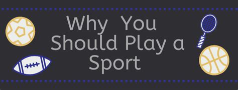 Why Should You Play A Sport Peak Student Media