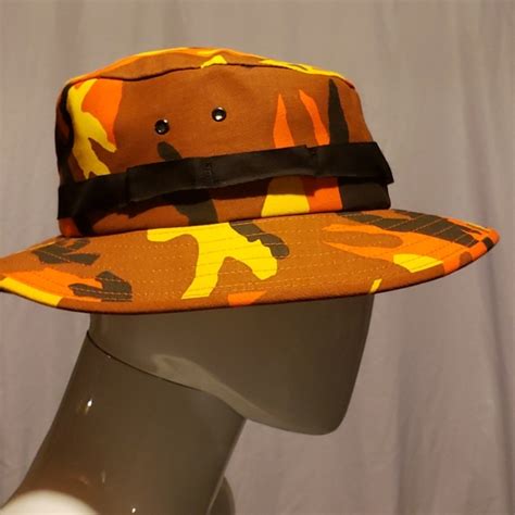 Accessories Military Orange Camo Boonie Hat Poshmark