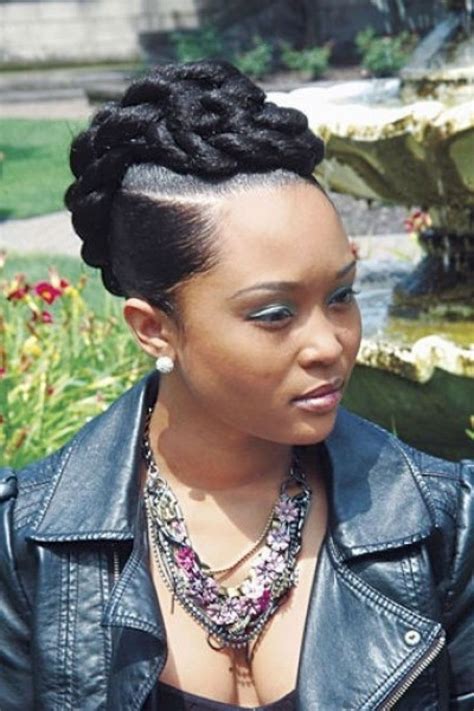 37 Top Braided Bun Updo African American