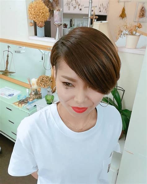 sayukiさんはInstagramを利用しています:「クールショート!! 前髪は ...