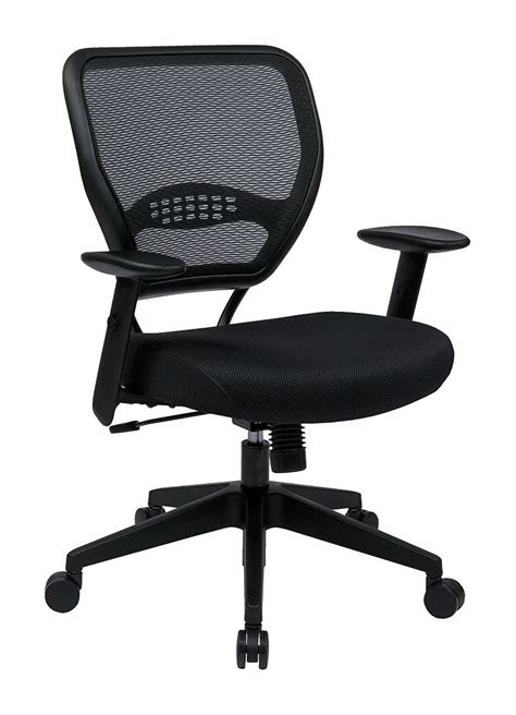 Office star fun colors deluxe mesh task chair 5200w. OFFICE STAR Black Mesh Desk Chair 18-1/2" Back Height, Arm ...