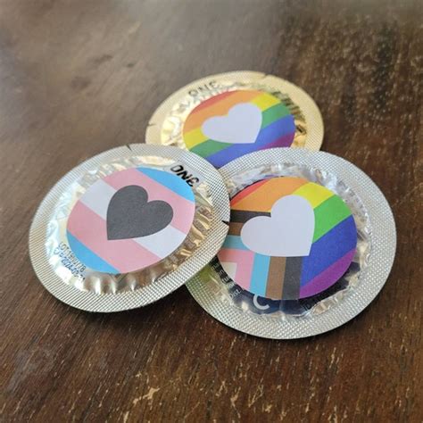 Pride Condoms Individual Colored Pride Month Trans Lgbtq Etsy