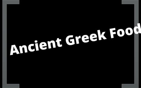 The ancient greeks were, for the most part, a rural, not an urban society. Ancient Greek Food by Ariel Pepin