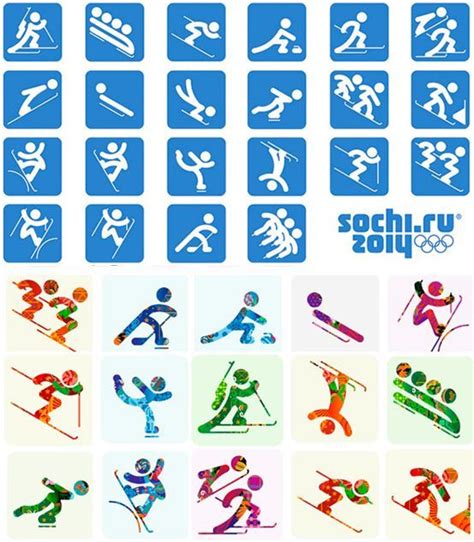Sochi 2014 Winter Olympics Logo And Pictograms Sochi Winter