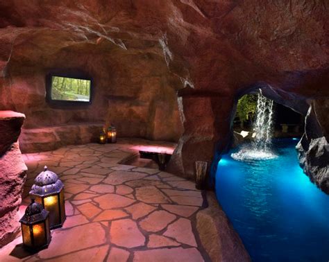 Underground Space With Secret Stream Luxury Swimming Pools Swimming