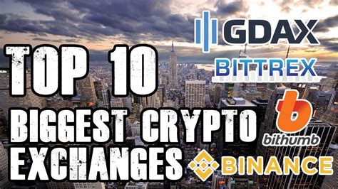 Learn about the most popular cryptocurrencies today. TOP 10 LARGEST CryptoCurrency Exchanges - YouTube