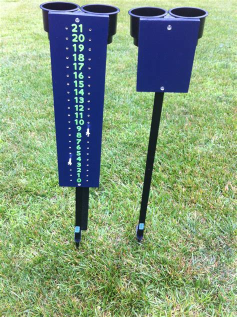 Cornhole Scoreboard With Beverage Holdersscore Keeperlawn Games