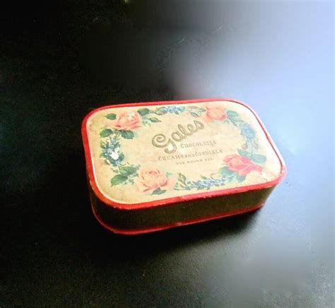 Vintage Candy Box Gales Chocolates 1920s Etsy