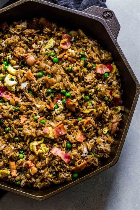Bacon Fried Rice With Shallots Platings Pairings